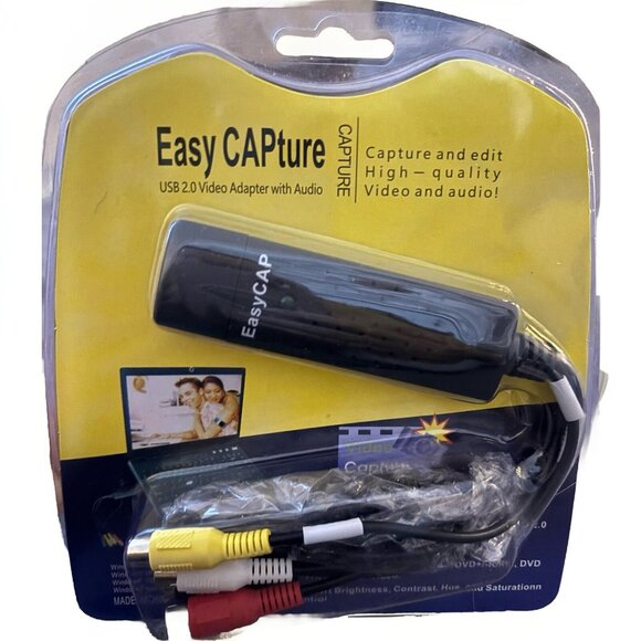 Easy Capture 2.0 Video Adapter With Audio Capture Edit High Quality Video Audio - Picture 6 of 12